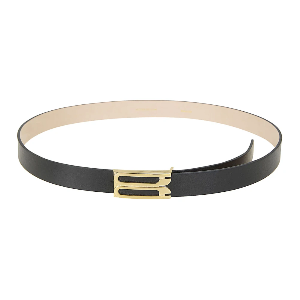 Victoria Beckham Women's Black Frame Belt