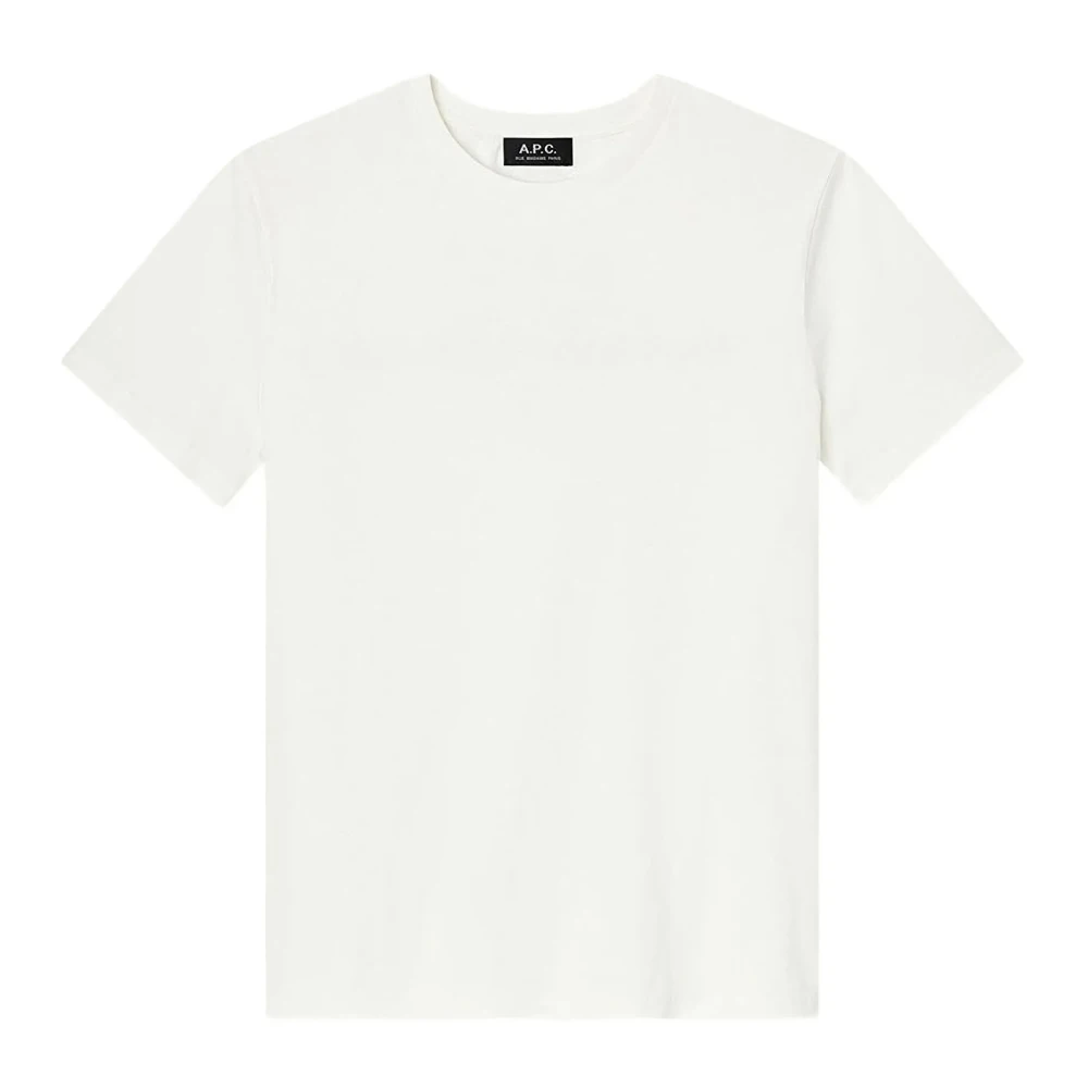 A.p.c. Herr Vit Toppar L, Bomull, Printemps 26 T-Shirt