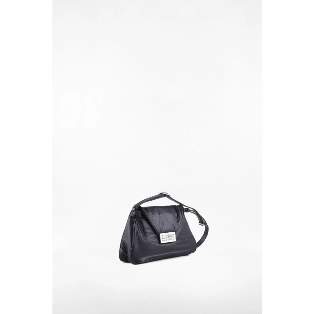 MM6 Maison Margiela Contrast Leren Tassen Black Dames