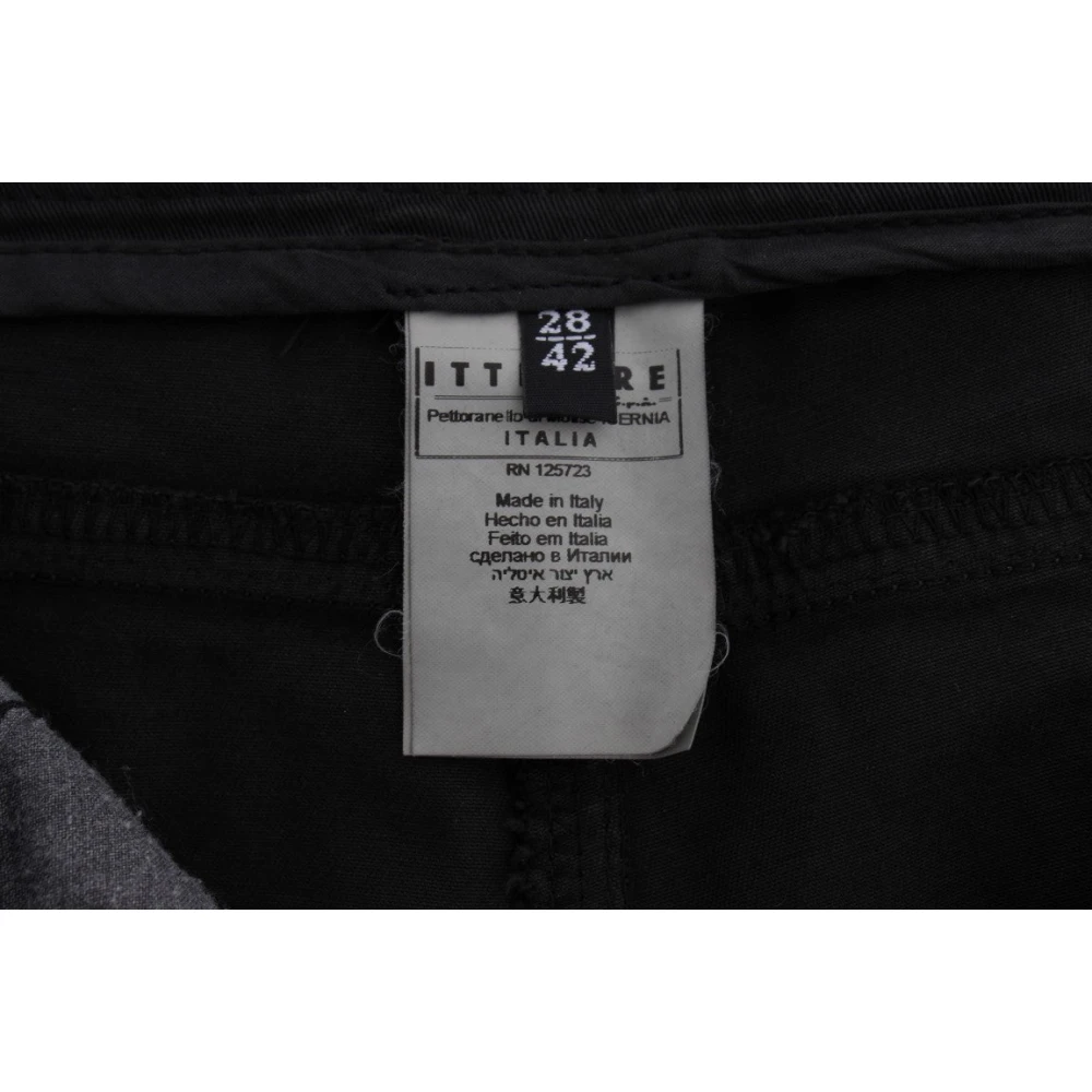 Costume National Chique Zwarte Denim Jeans Black Dames