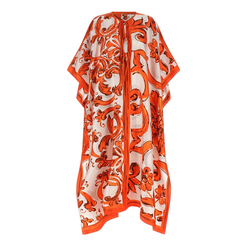 Dolce & Gabbana Vrouw Oranje Overhemden Dames, M, Kleedjes
