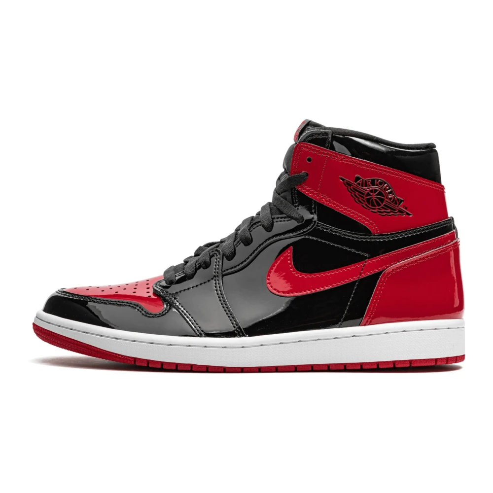 Jordan Multicolor Patent Bred Retro High Og Trainers - Male - Trainers - 10 Uk - Sport