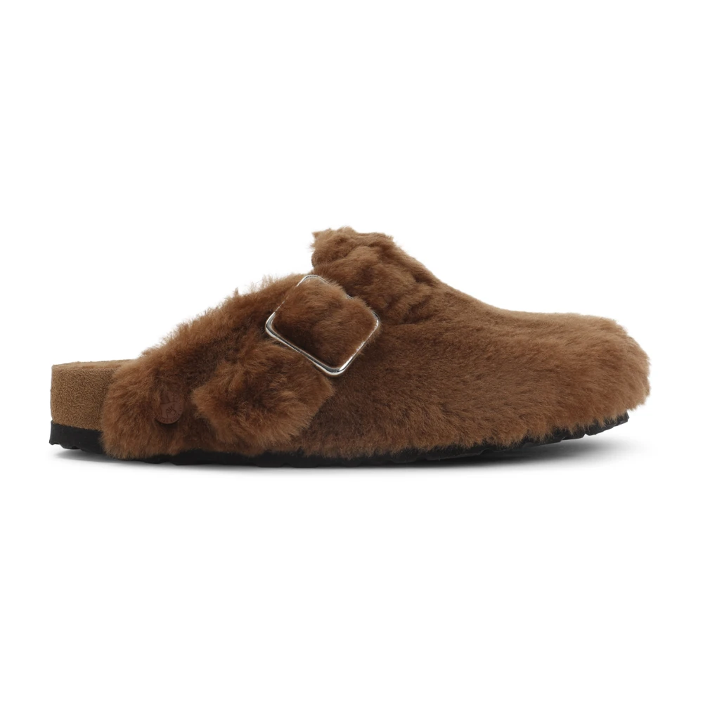 Birkenstock Women's Brown Boston 1774 Shearling Narrow Fit