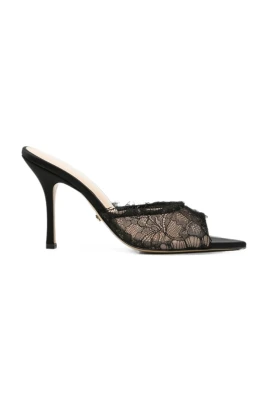 Devon Chantilly Lace Mules