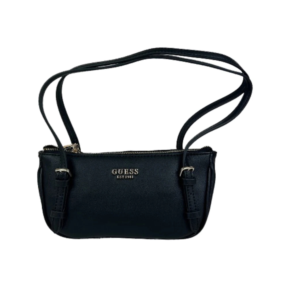 Guess Elegante Zwarte Handtas Chic Design Black Dames