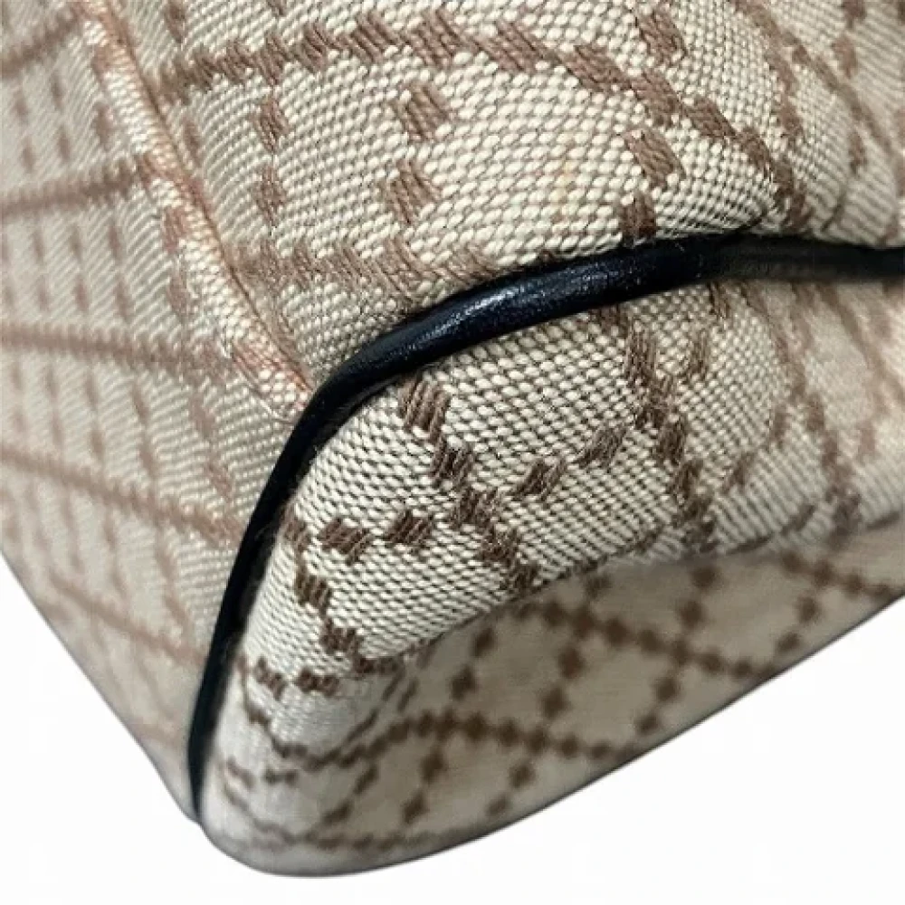 Gucci Vintage Pre-owned Canvas gucci-bags Beige Dames