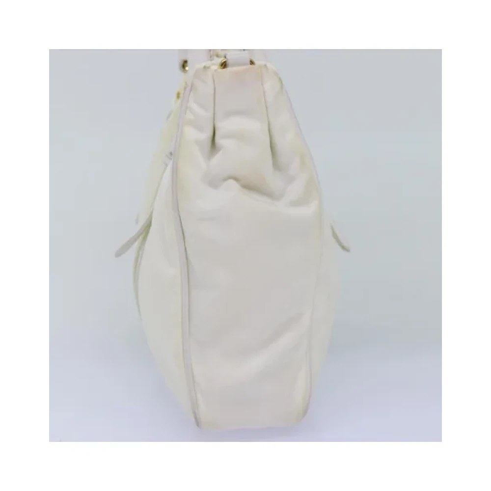 Prada Vintage Pre-owned Nylon prada-bags White Dames