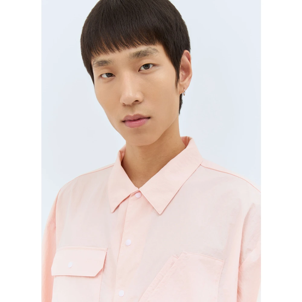 Dickies Oversized werkschirt met achterpaneel Pink Heren