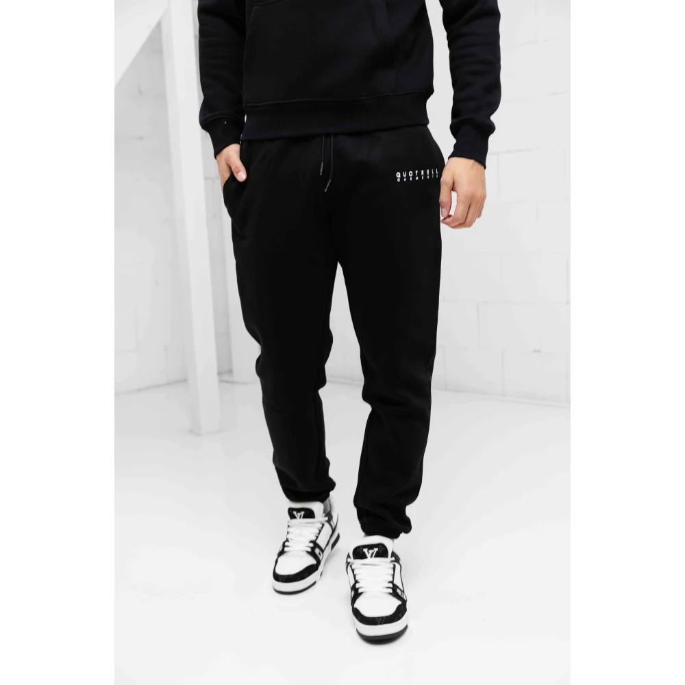 Quotrell Zwart Heren Trainingspak Hoodie Winter Black Heren