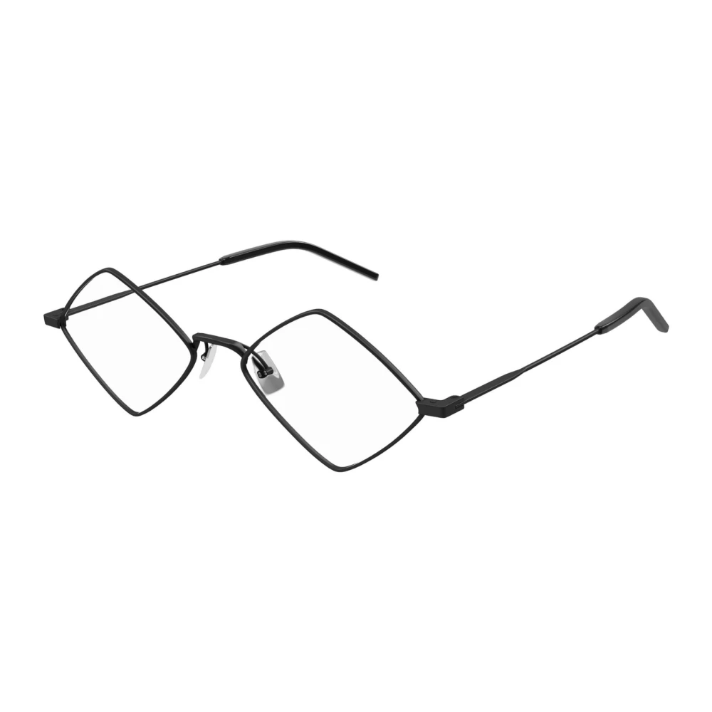 Saint Laurent Metalen montuur zonnebril Black Dames