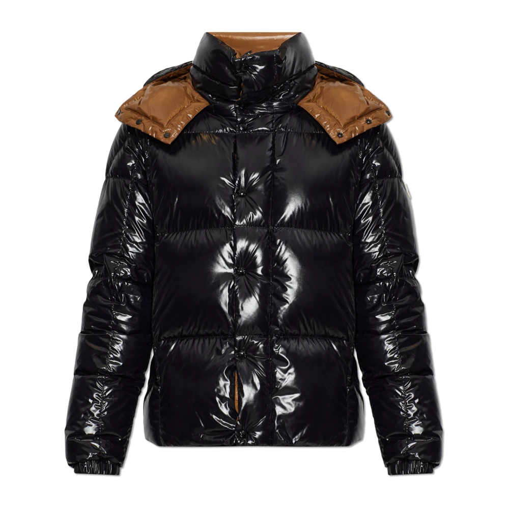MONCLER | Black Parana short hooded down jacket | male | 1 - Image 4