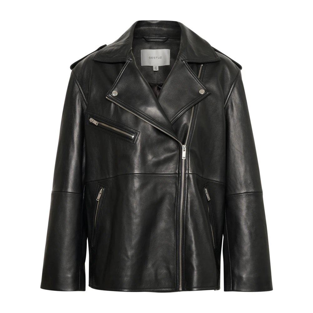 Jackets > Leather Jackets - - Gestuz - Modalova
