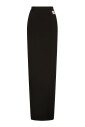 jupe-maxi-noire-avec-patch-numero-unique