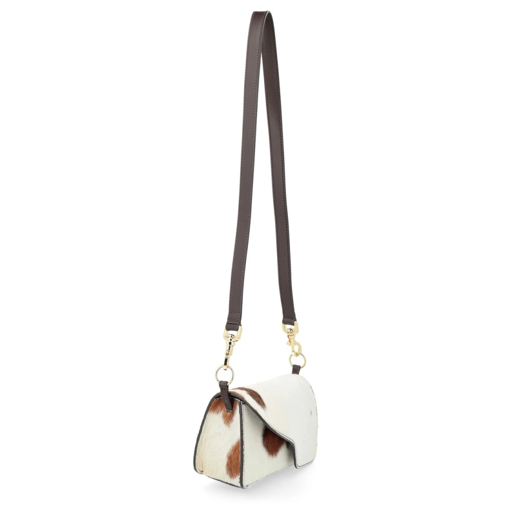 ATP Atelier Koeienprint Leren Sandalen Brown Dames