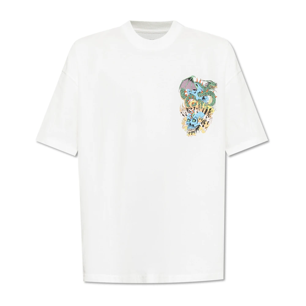 AllSaints T-shirt Writher White Heren