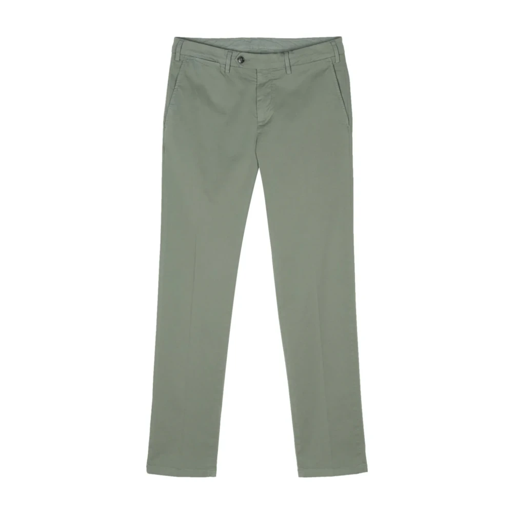Canali Geplooide pantalons Green Heren