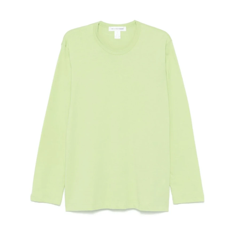 Comme des Garçons Logo Print T-Shirt Avocado Green Heren