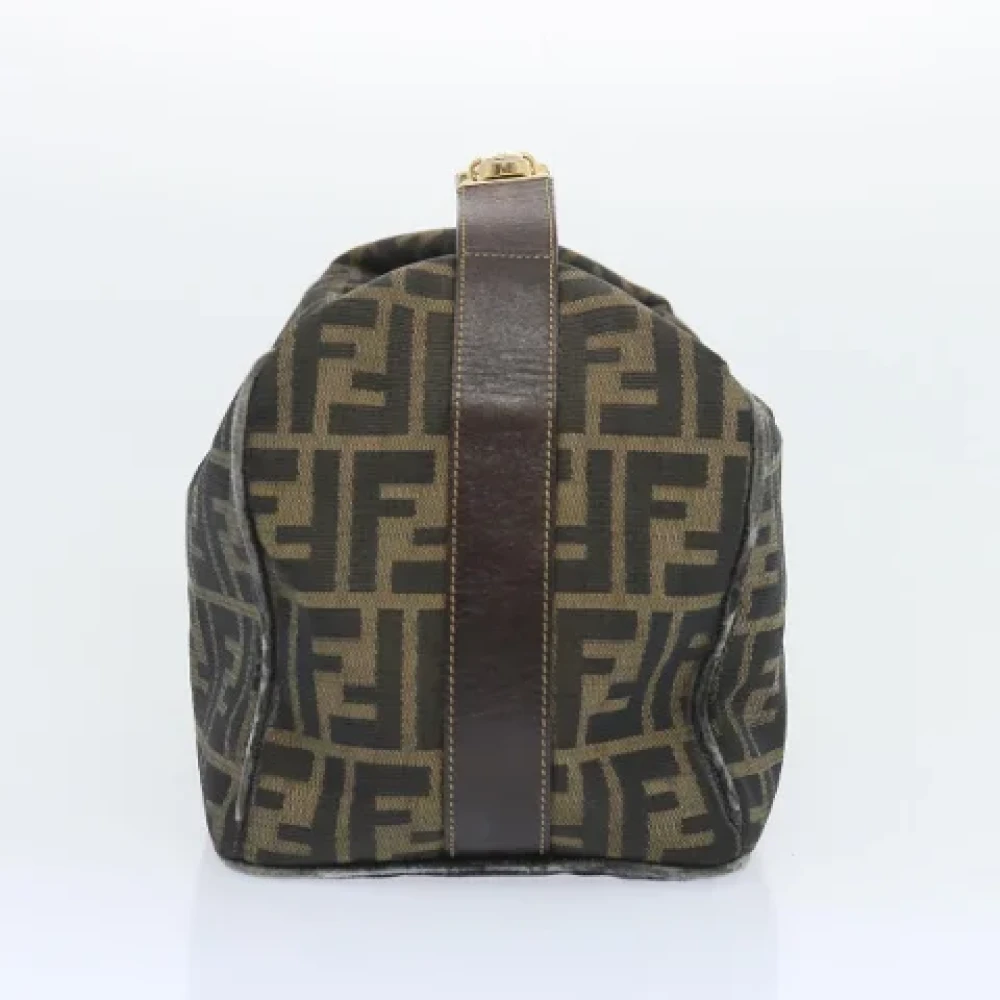Fendi Vintage Pre-owned Canvas handbags Brown Dames