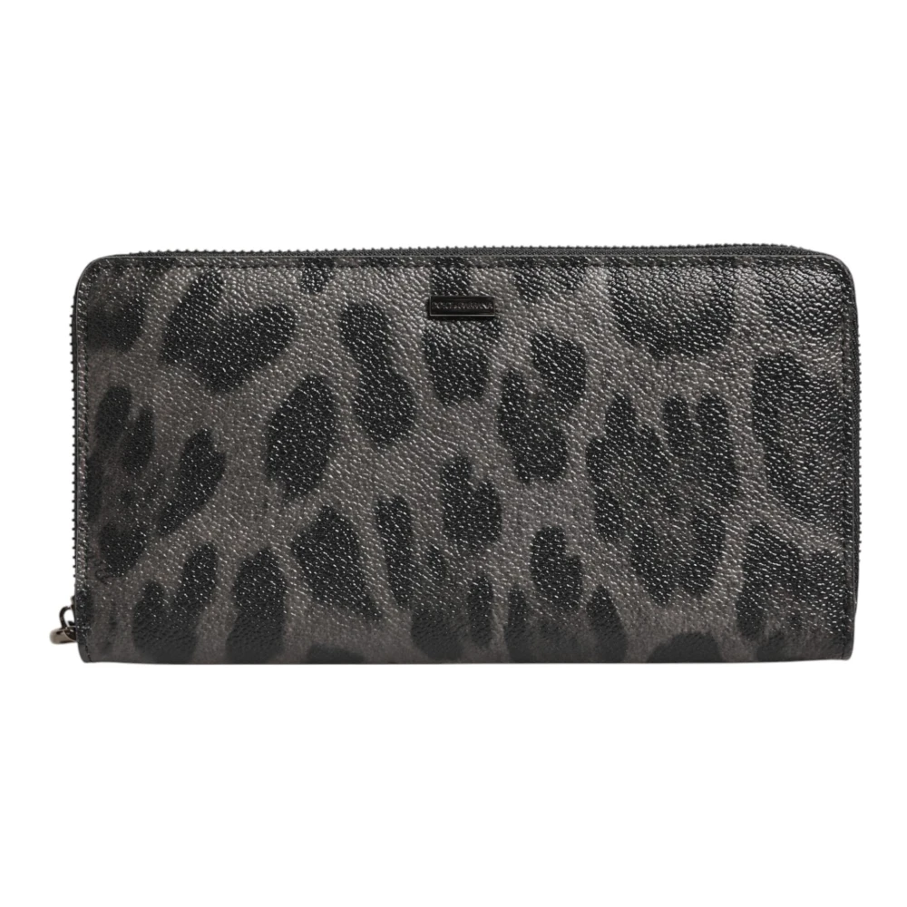 Dolce & Gabbana Women's Gray Wallets & Cardholders, One Size, Zipper Continental Wallet