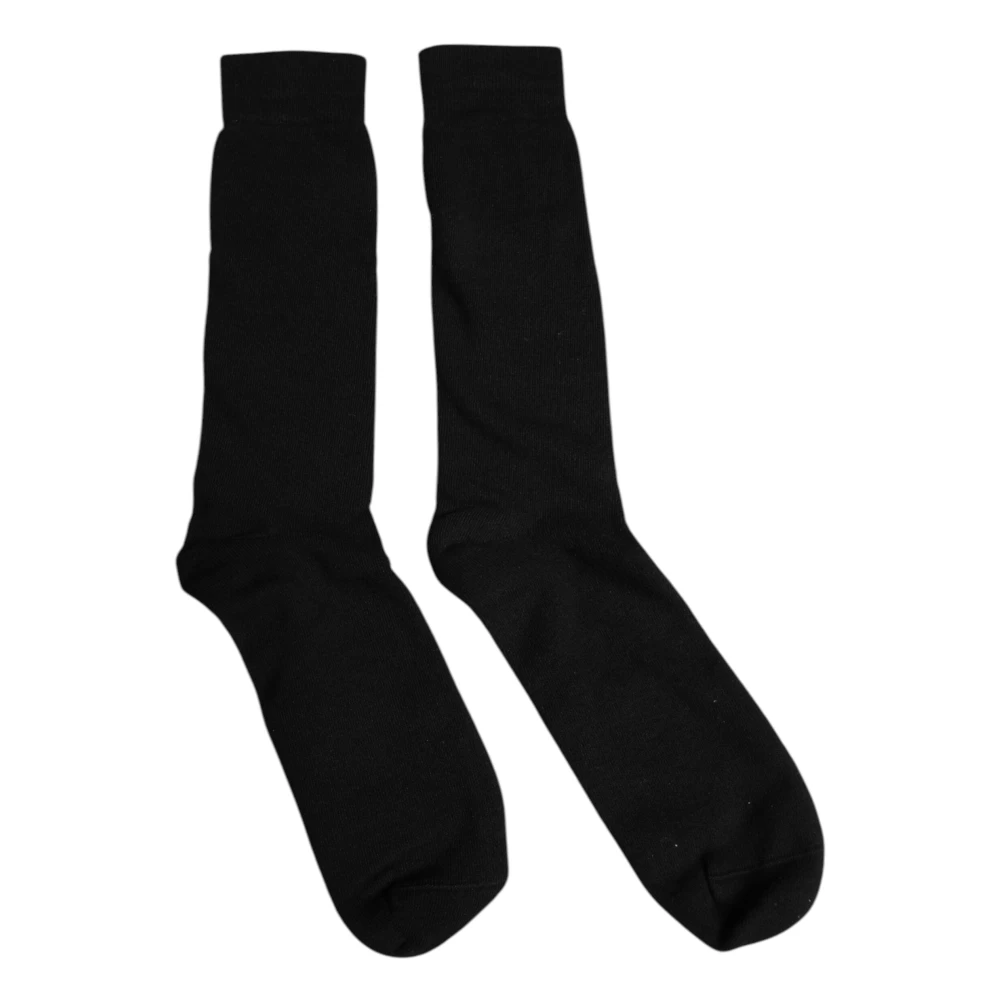 Dolce & Gabbana Uomo Nero - Gorgeous Mid Calf Socks - Underwear - L