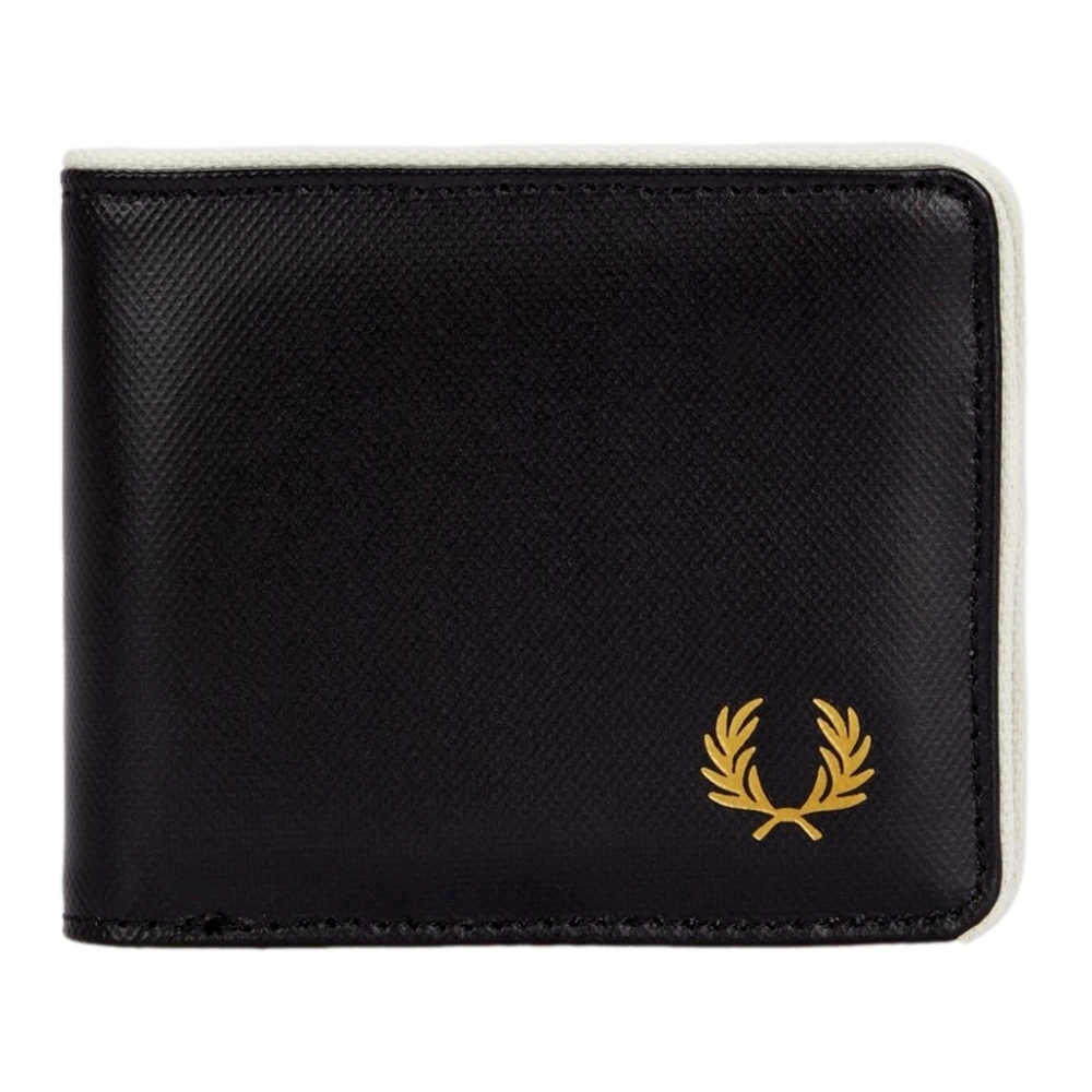 Fred Perry Gecoate Poly Portemonnee Black Unisex