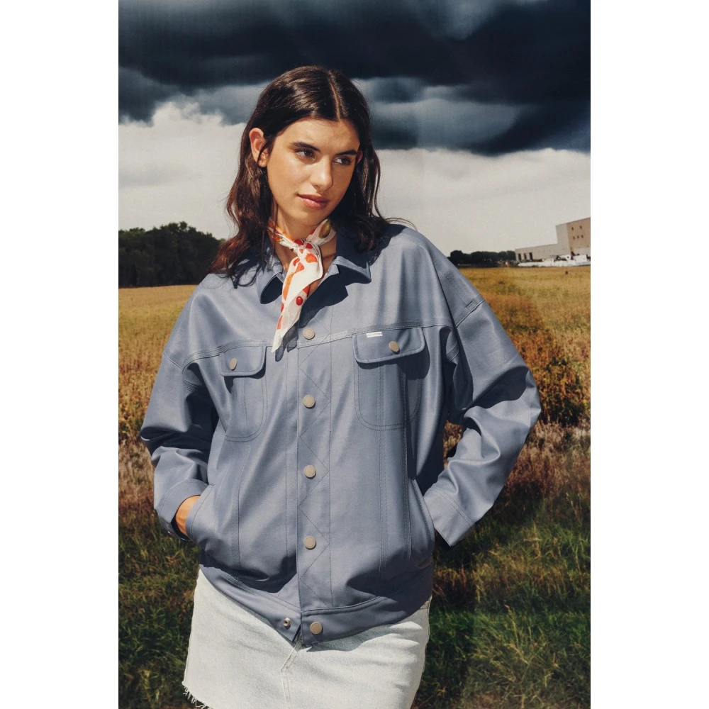 Stutterheim Waterdichte Storm Rider Jas Blue Dames