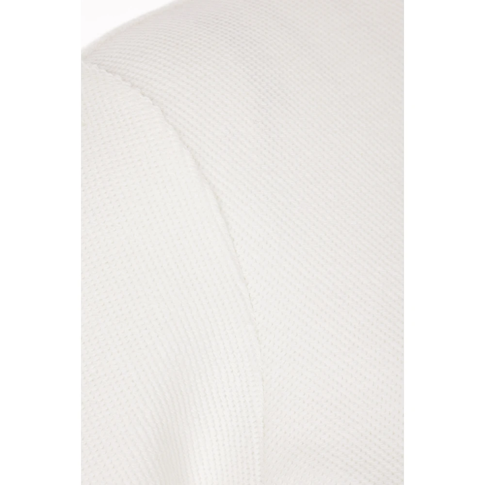 Thom Browne Witte Sweater met 4-Bar Detail White Dames