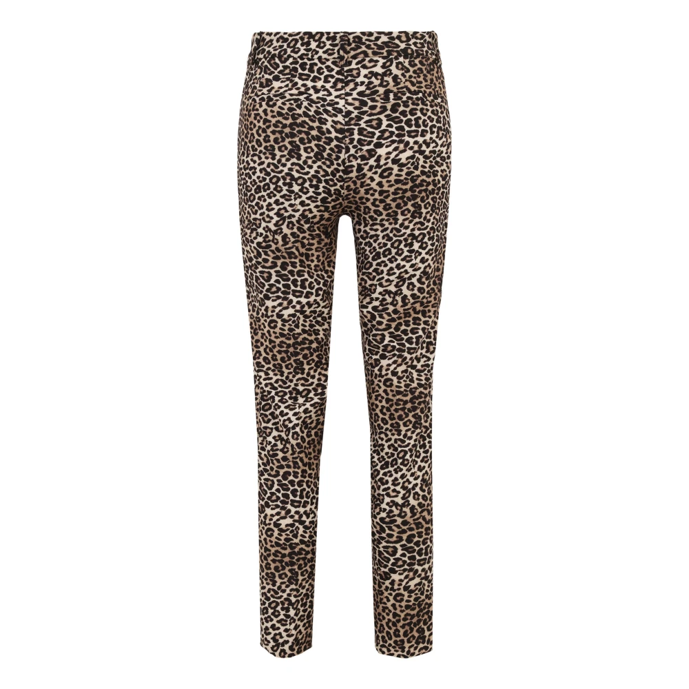 Betty Barclay Moderne zakelijke broek met dierenprint Multicolor Dames