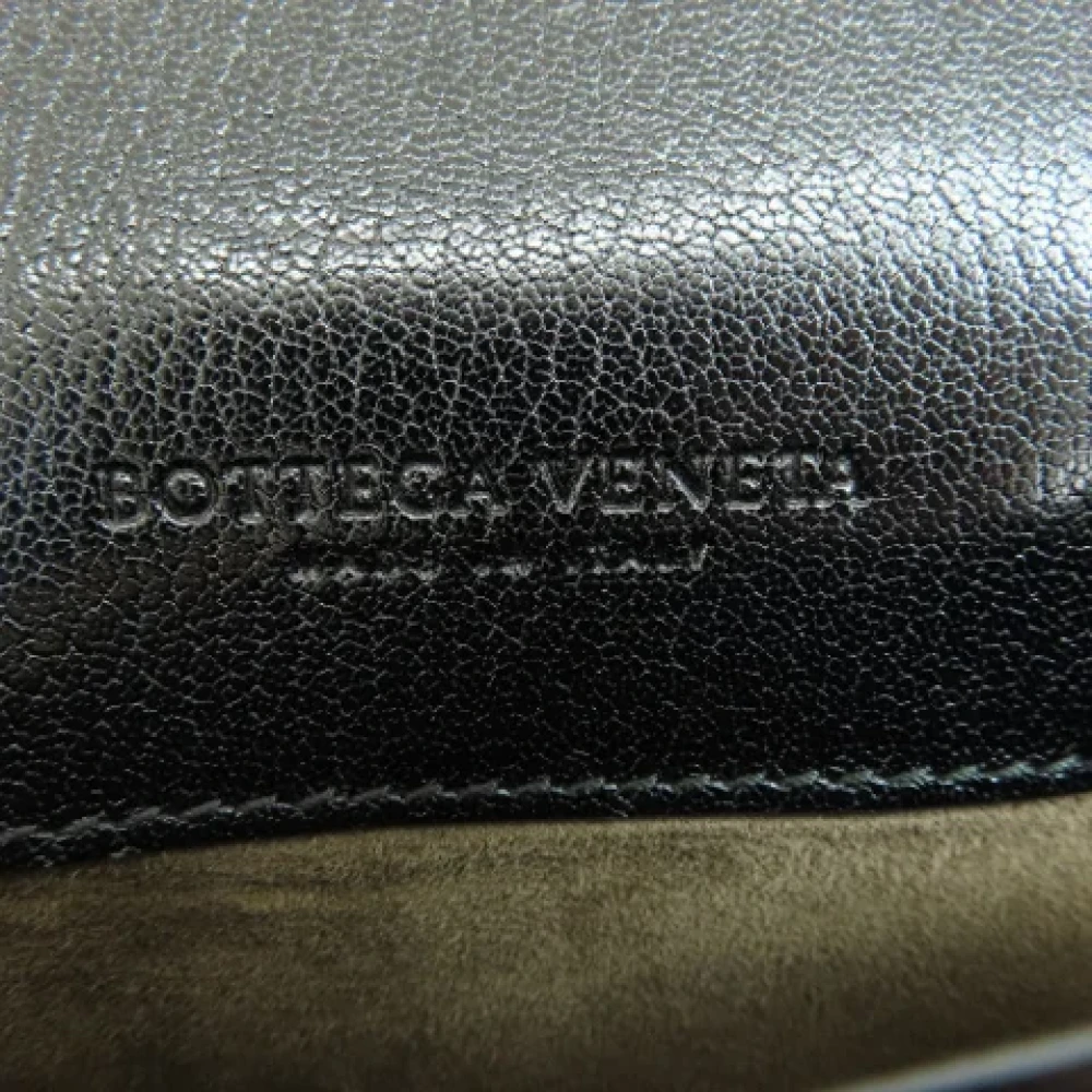 Bottega Veneta Vintage Pre-owned Leather shoppers Black Dames