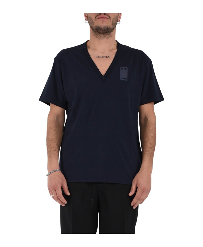 katoenen-v-hals-t-shirt