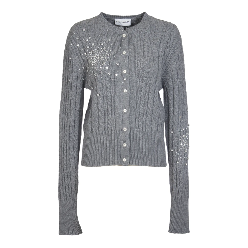 DES Phemmes Geknipte Vest Gray Dames