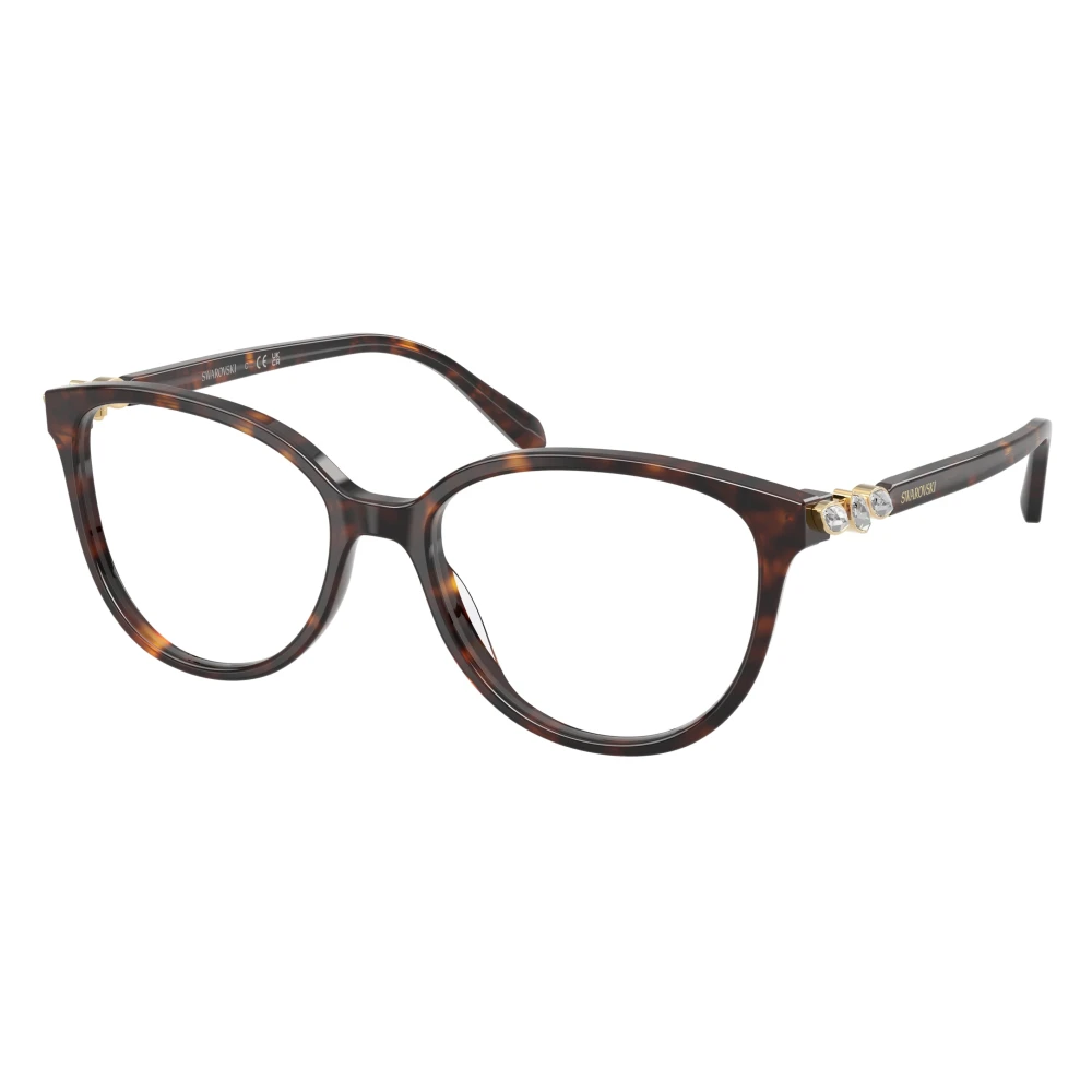 Swarovski Transparent Woman Sk2070 1002 Optical Frames Acetate Turtle Pantos Normal - Image 2