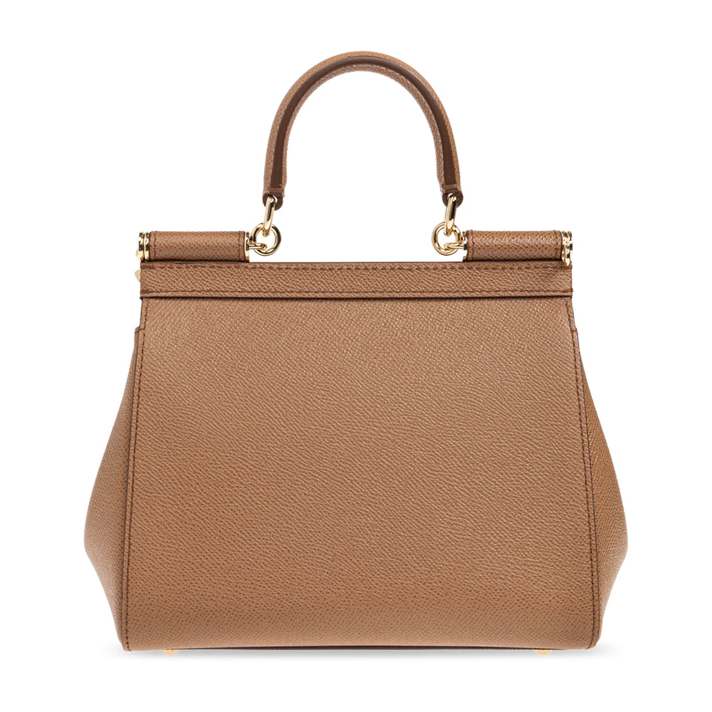 Dolce & Gabbana Handtas 'Sicily Medium' Brown Dames