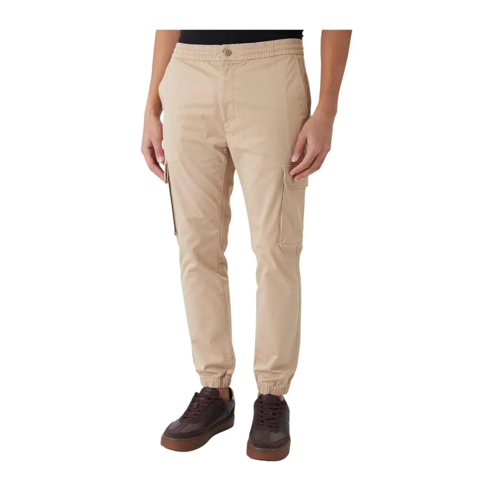 Calvin Klein Jeans Men's Beige Slim-Fit Trousers, Xs, Slim-Fit Trousers