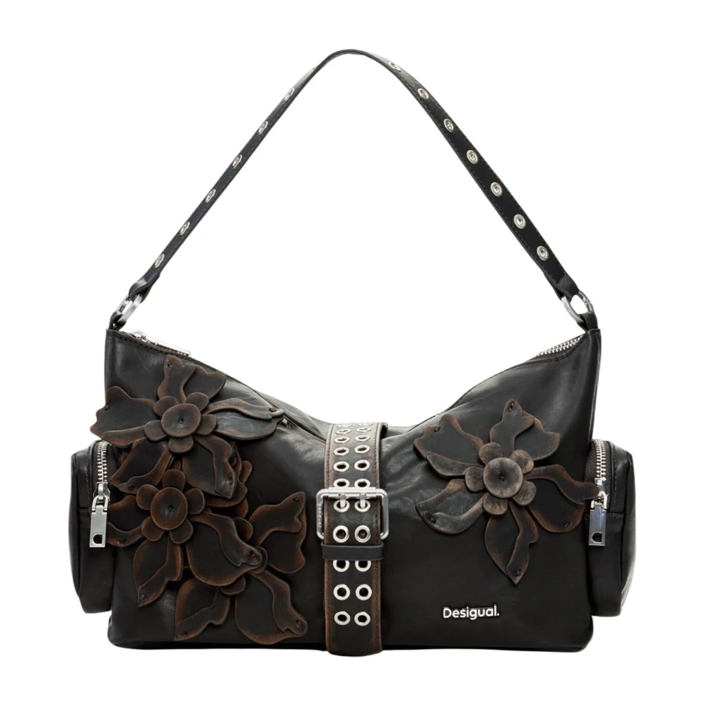 Desigual Donna Marrone Borse, Taglia Unica, New,