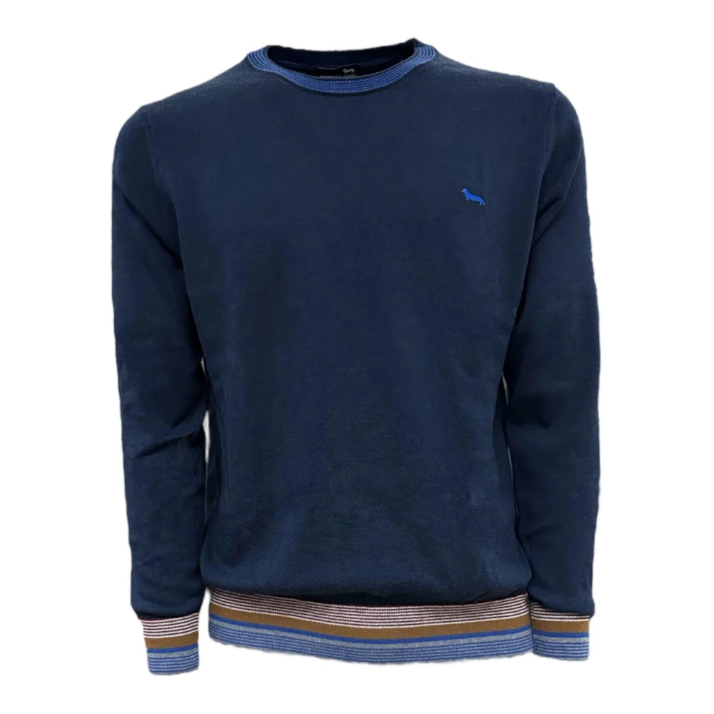 Harmont & Blaine Ronde Hals Mannen Blauw Marine XXL Blue Heren