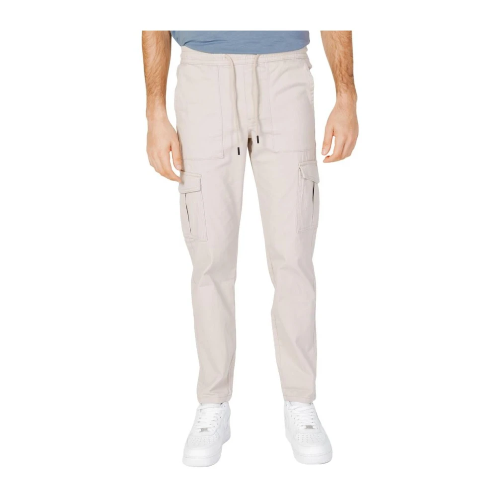 Only & Sons Beige Katoen Blend Jeans en Broeken Beige Heren