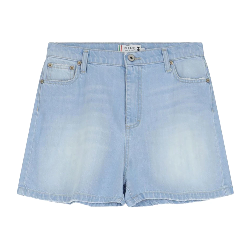 Please Women's Blue Shorts For Men - Denim Shorts - Xs - Shorts