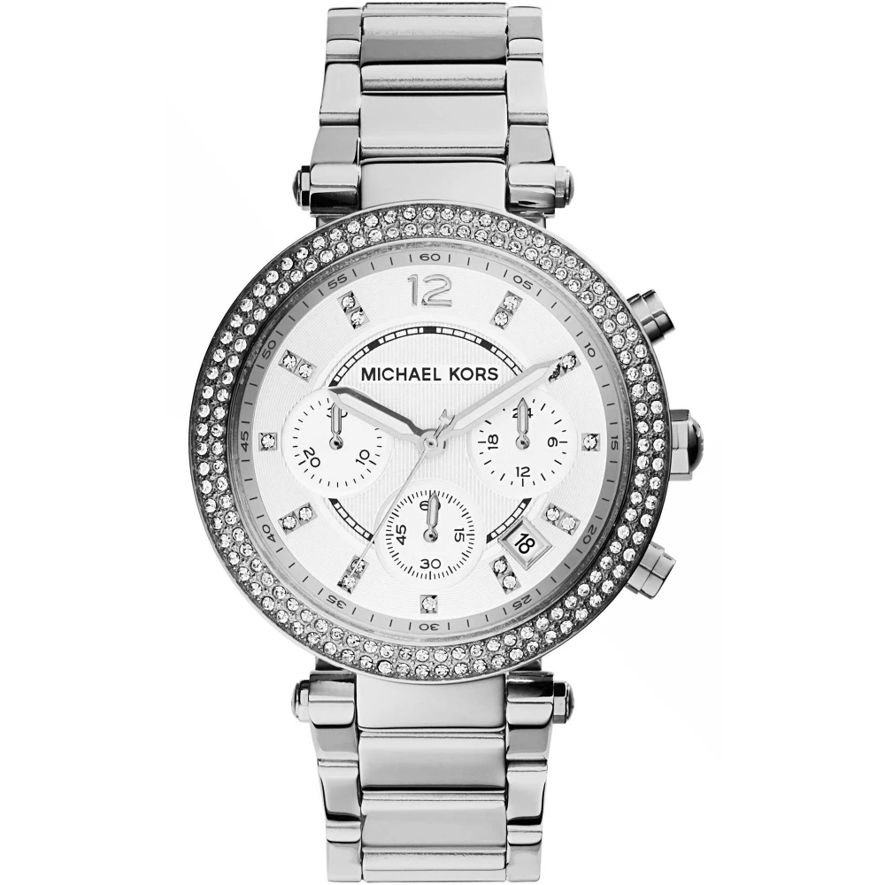 Michael Kors Women's Gray Chronograph Bracelet Watch Parker