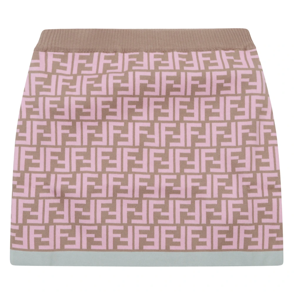 Fendi , Kids Skirts, Female, Brown, 10 Y, Skirts Brown