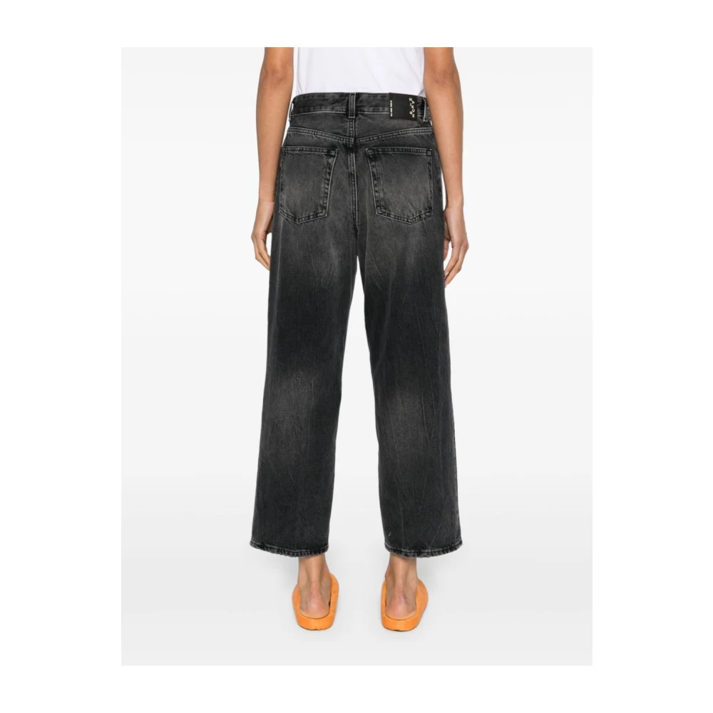 Haikure Straight Jeans Black Dames