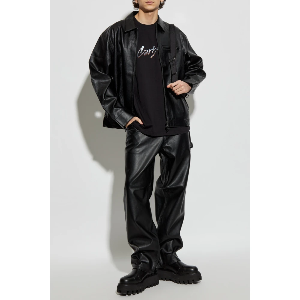 Carhartt WIP Jas gemaakt van eco-leer Black Heren