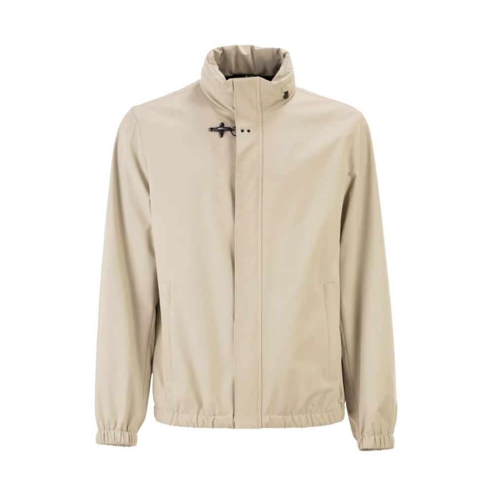 Fay Men's Beige Bomber Jackets, L, Nam1252047s Vuw Jacket