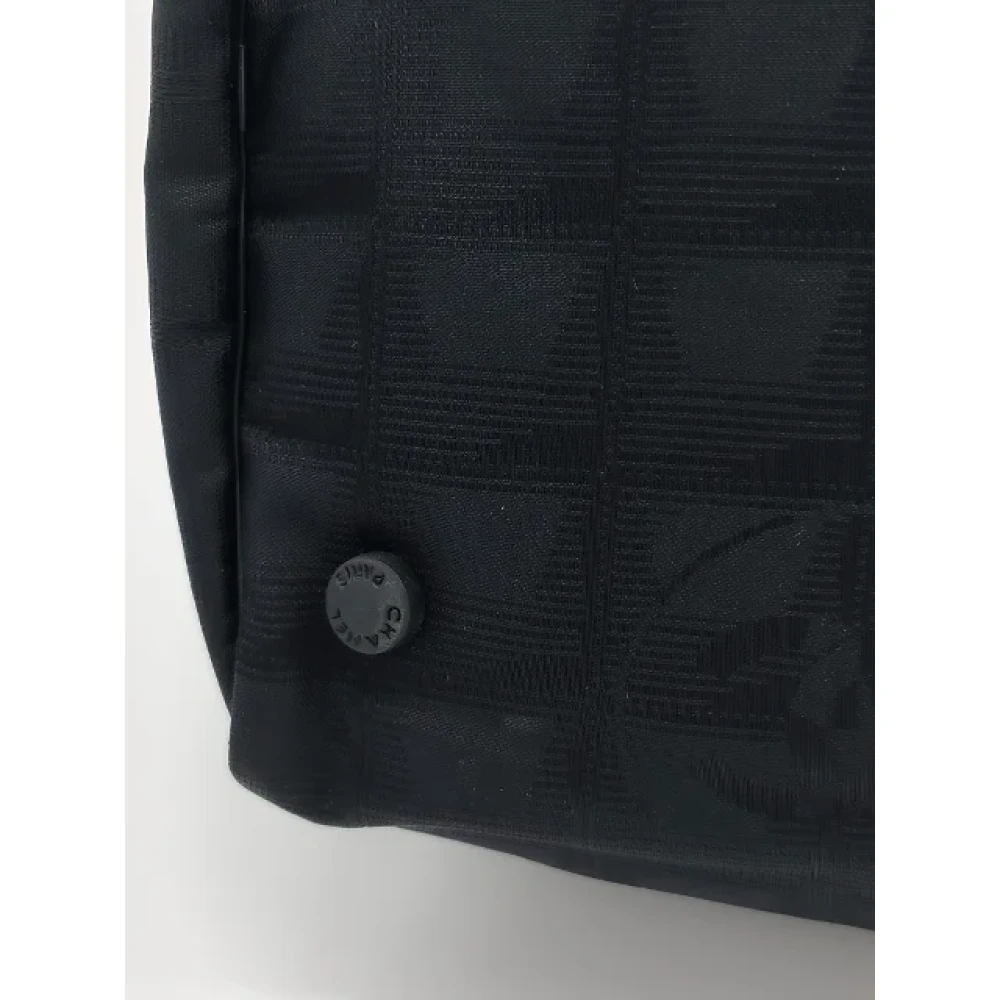 Chanel Vintage Pre-owned Nylon chanel-bags Black Dames
