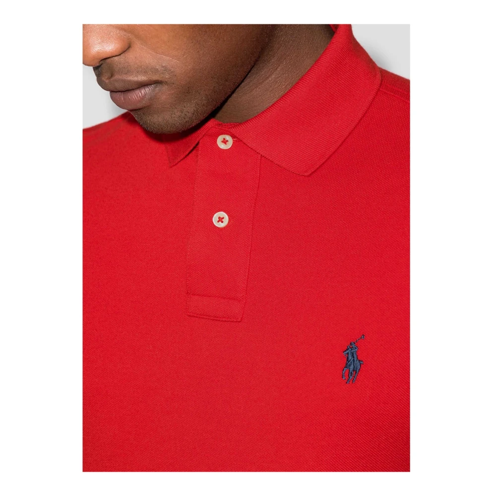 Polo Ralph Lauren Polo met Korte Mouwen en Geborduurd Logo Red Heren