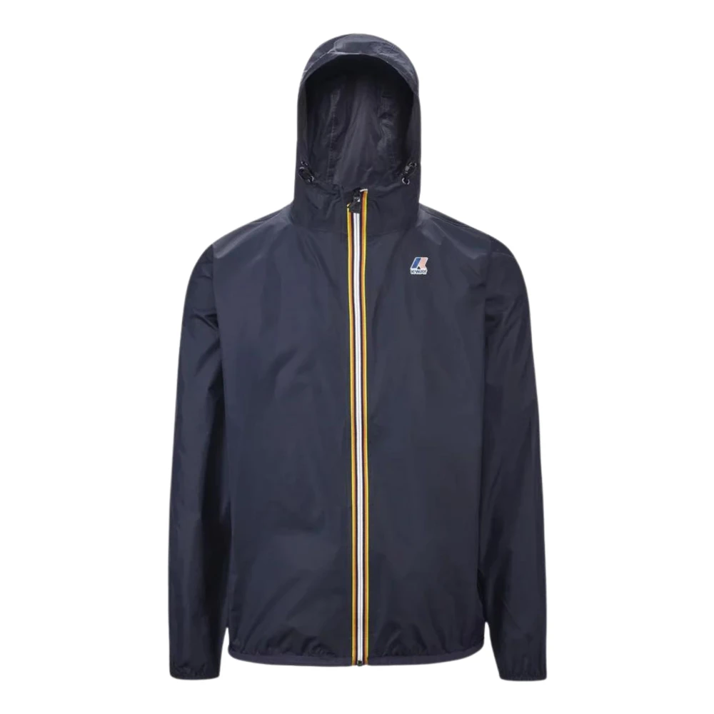 K-Way Men's Blue Claude Jacket - Light Jackets - S - Jackets
