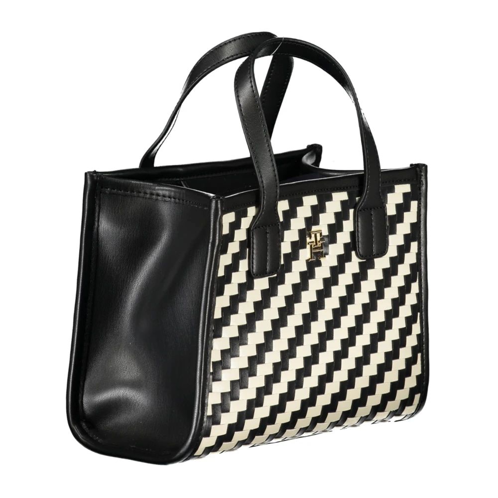 Tommy Hilfiger Zwarte dames tas met verstelbare band Black Dames