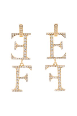 brass-earrings-with-pendant-logo