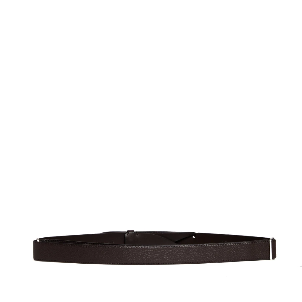 Orciani Bruine gehamerde leren riem Brown Heren