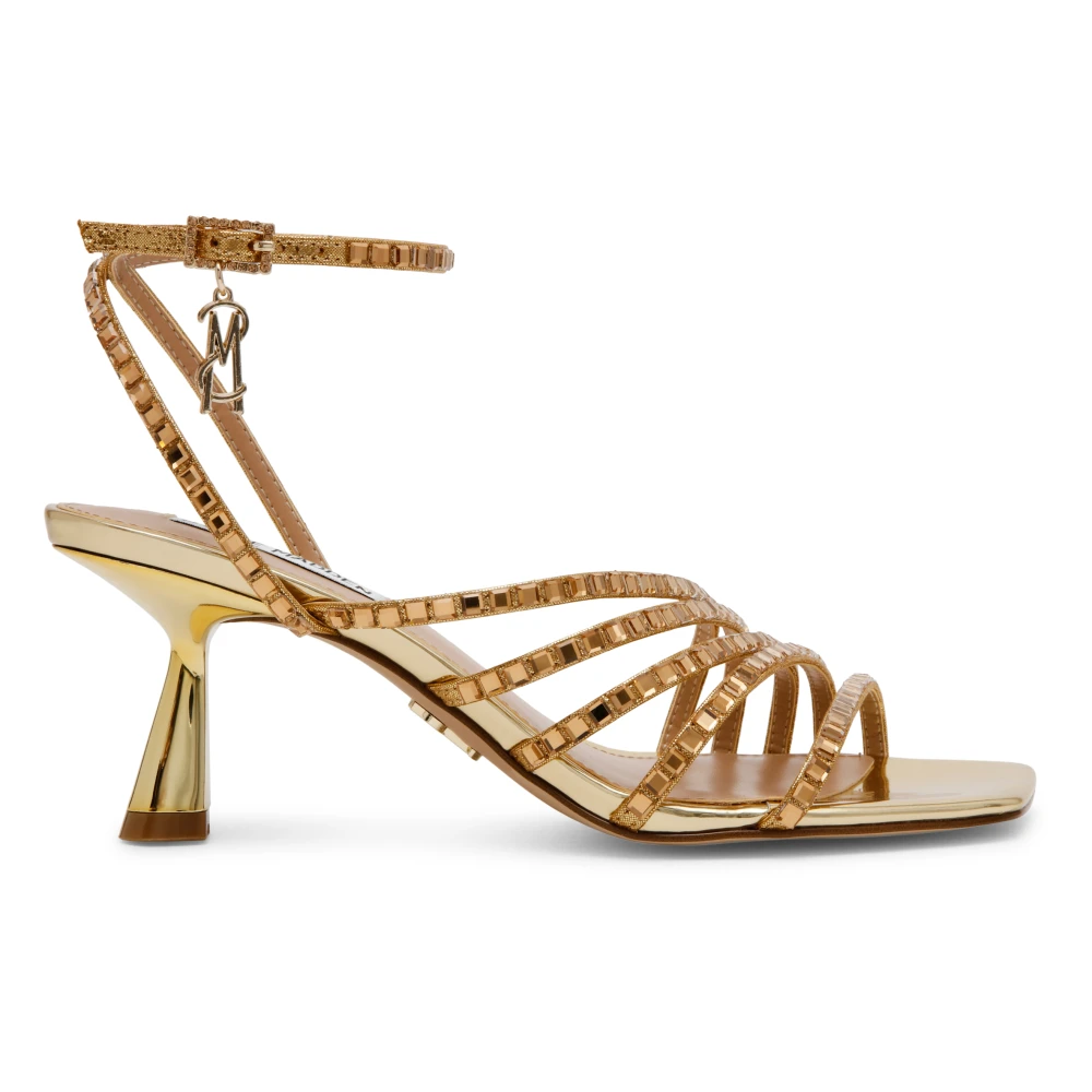Steve Madden Women's Yellow Golden Sandals For Size 4 Uk